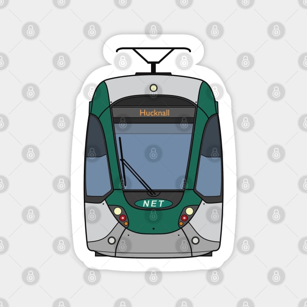 Nottingham Tram Sticker by charlie-care